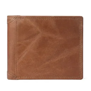 Men's Leather Bi-Fold Wallet