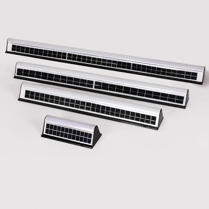 Modern Long Acrylic Solar LED Waterproof Outdoor Garden Wall Light