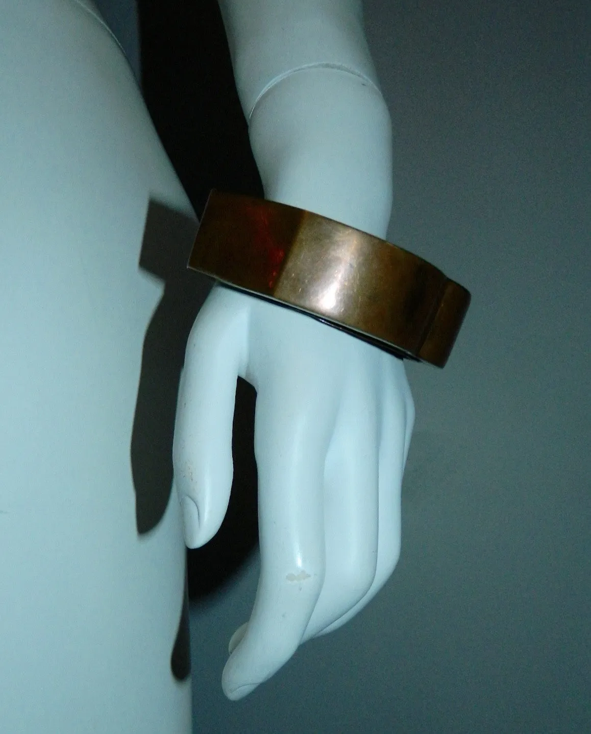 modernist vintage COPPER bangle bracelet 1960s