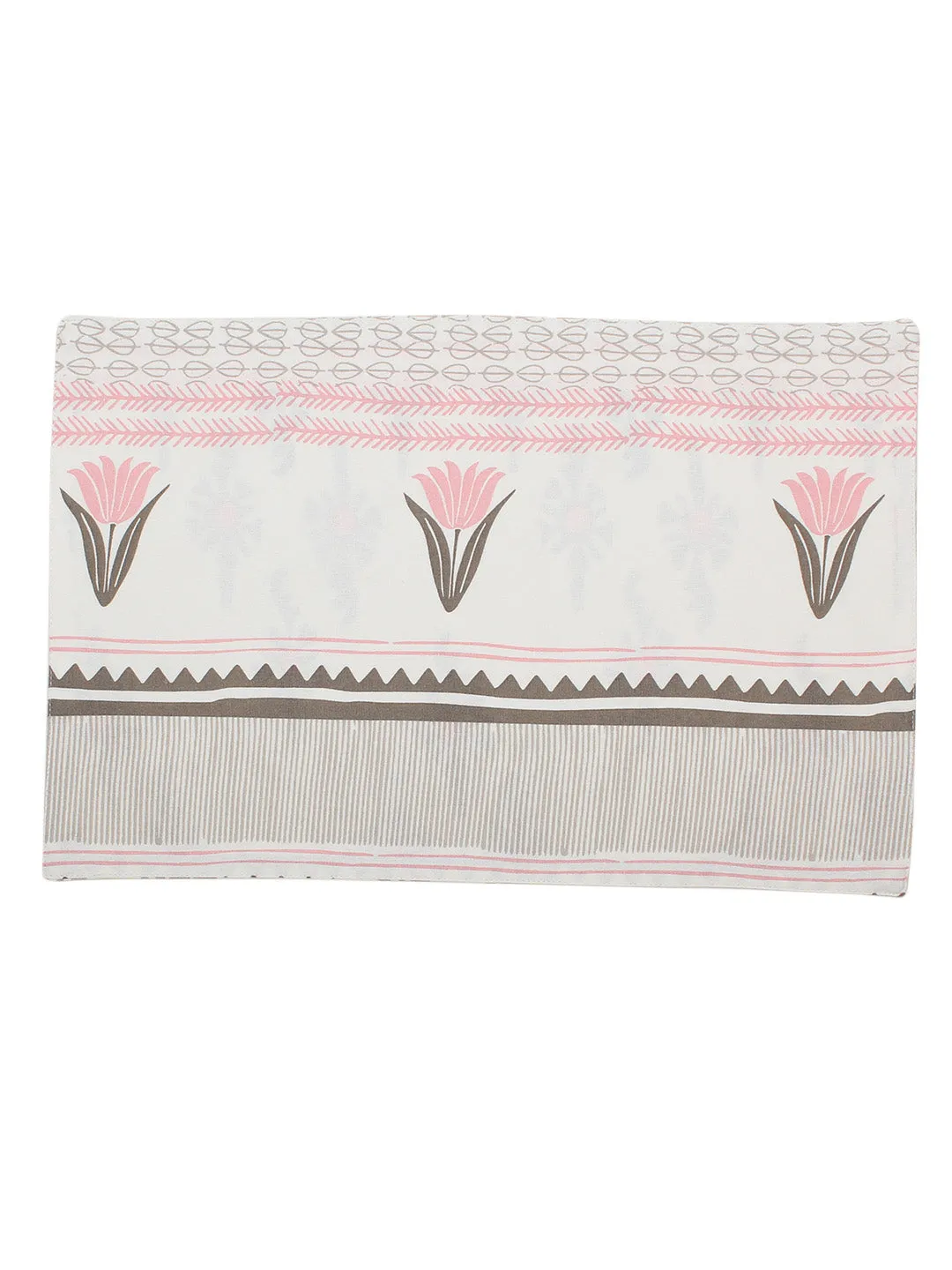 Mrinaal - Set Of 4 Placemats (Pink)