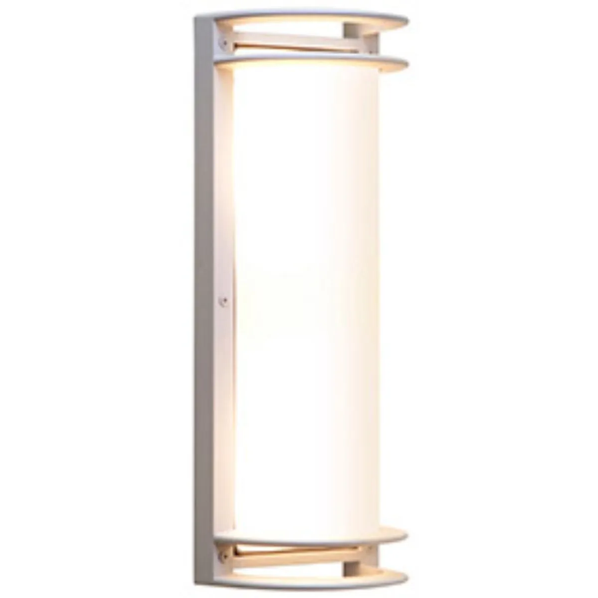 Nevis 17 In Outdoor LED Wall Light 1600 Lumens Silver Finish