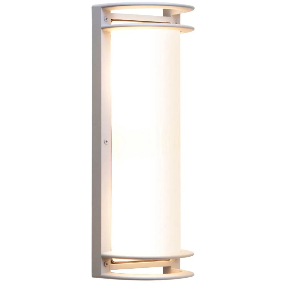 Nevis 17 In Outdoor LED Wall Light 1600 Lumens Silver Finish