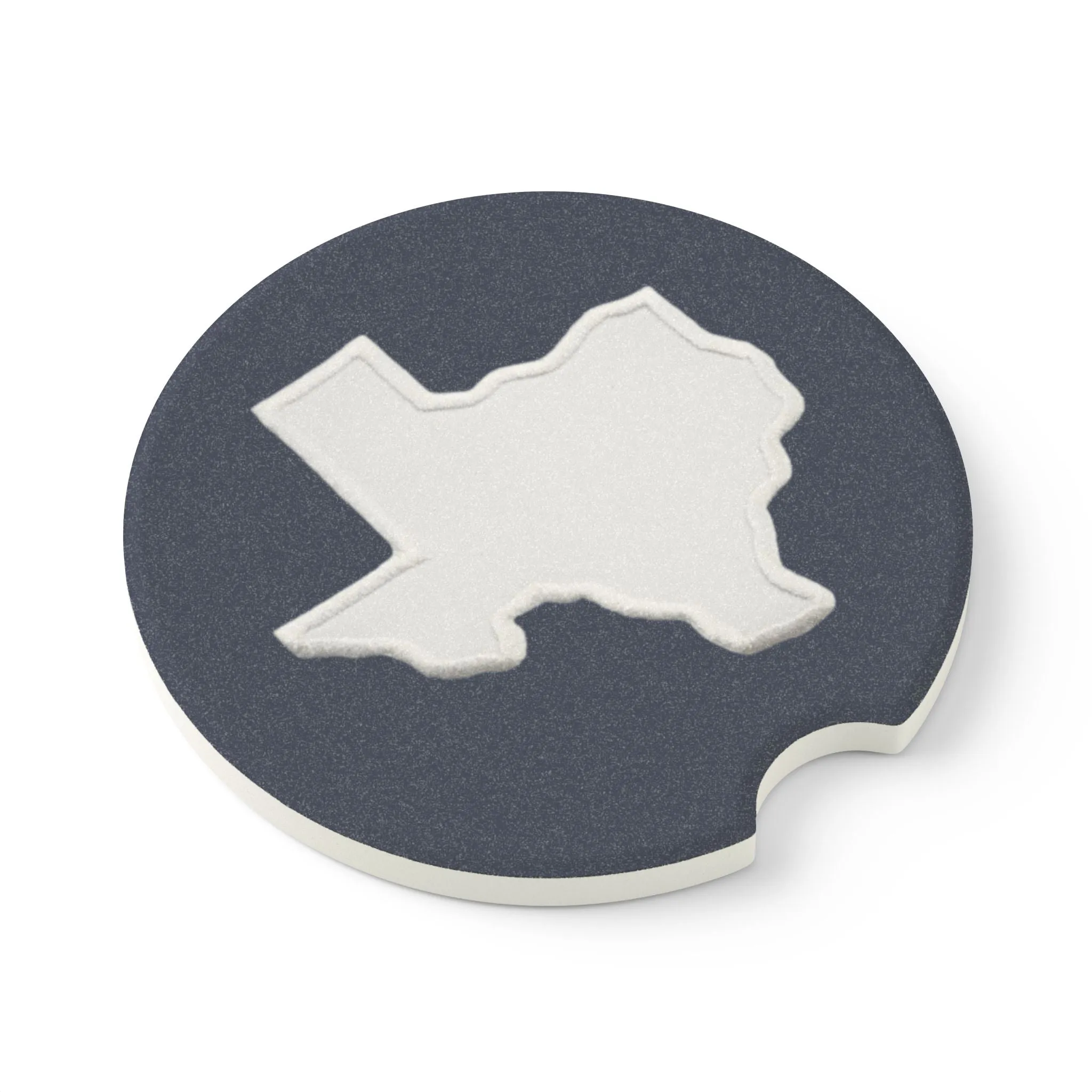 Now That’s a Cowboy , Blue Texas Soapstone Car Coaster