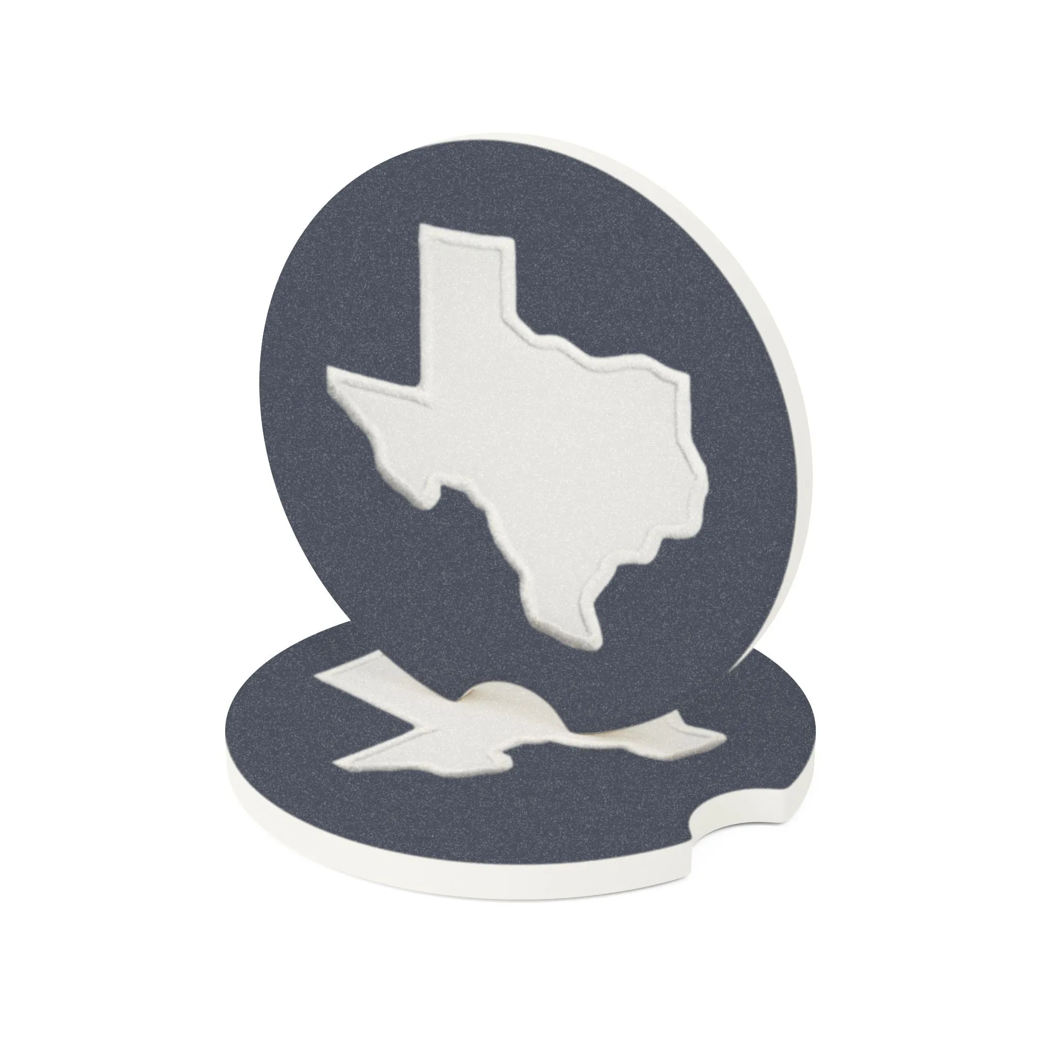 Now That’s a Cowboy , Blue Texas Soapstone Car Coaster