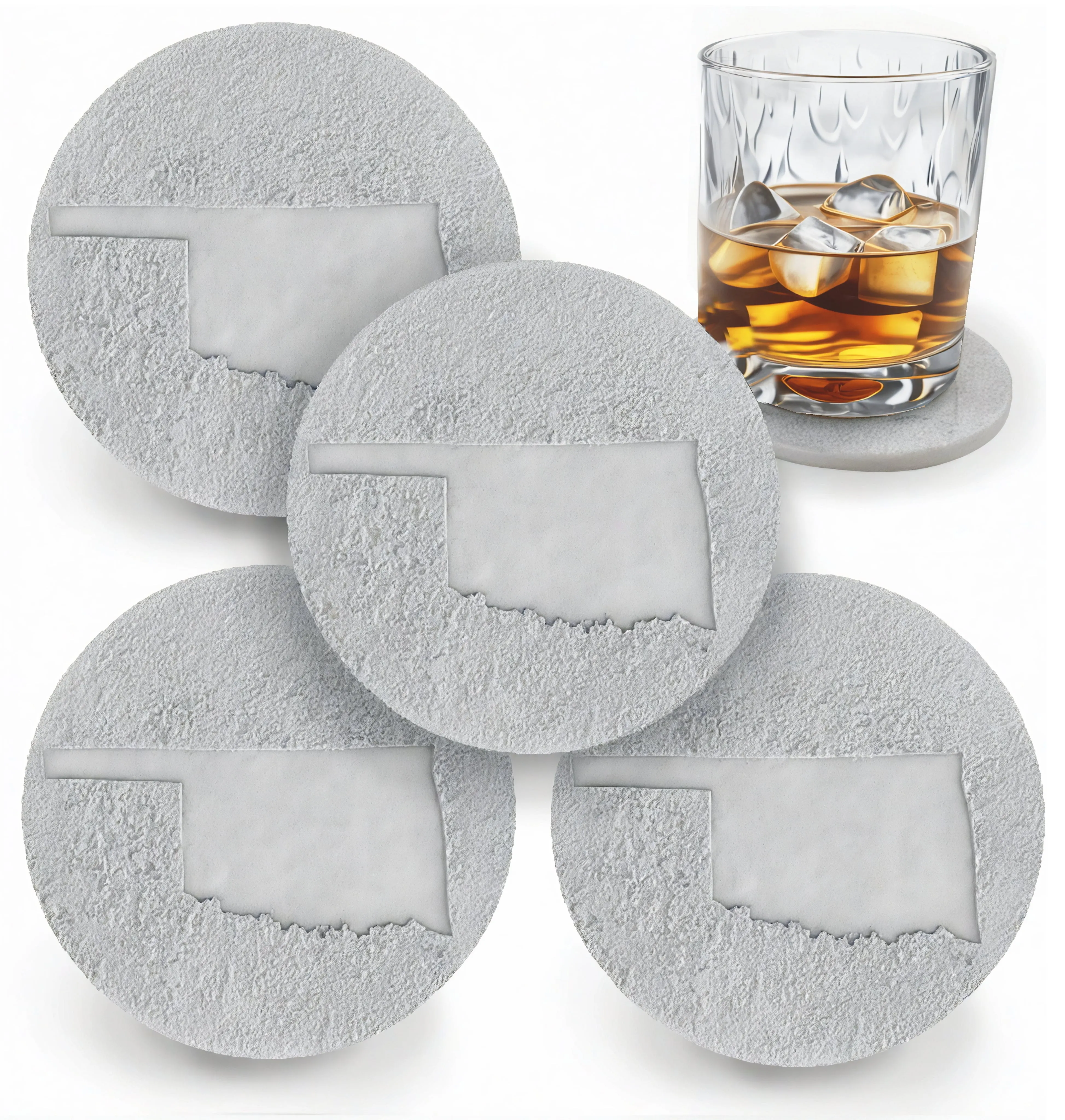 Oklahoma Drink Coasters