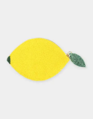 Olivia Dar Coin Pouch Purse in Lemon