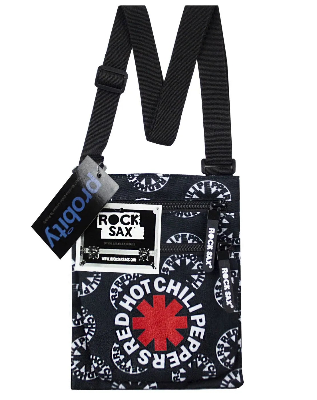 Rock Sax Red Hot Chili Peppers Asterisk Body Bag