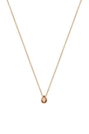 Rose Cut Champagne Diamond Necklace No. 2372