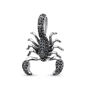 Scorpion Charm - 925 Sterling Silver