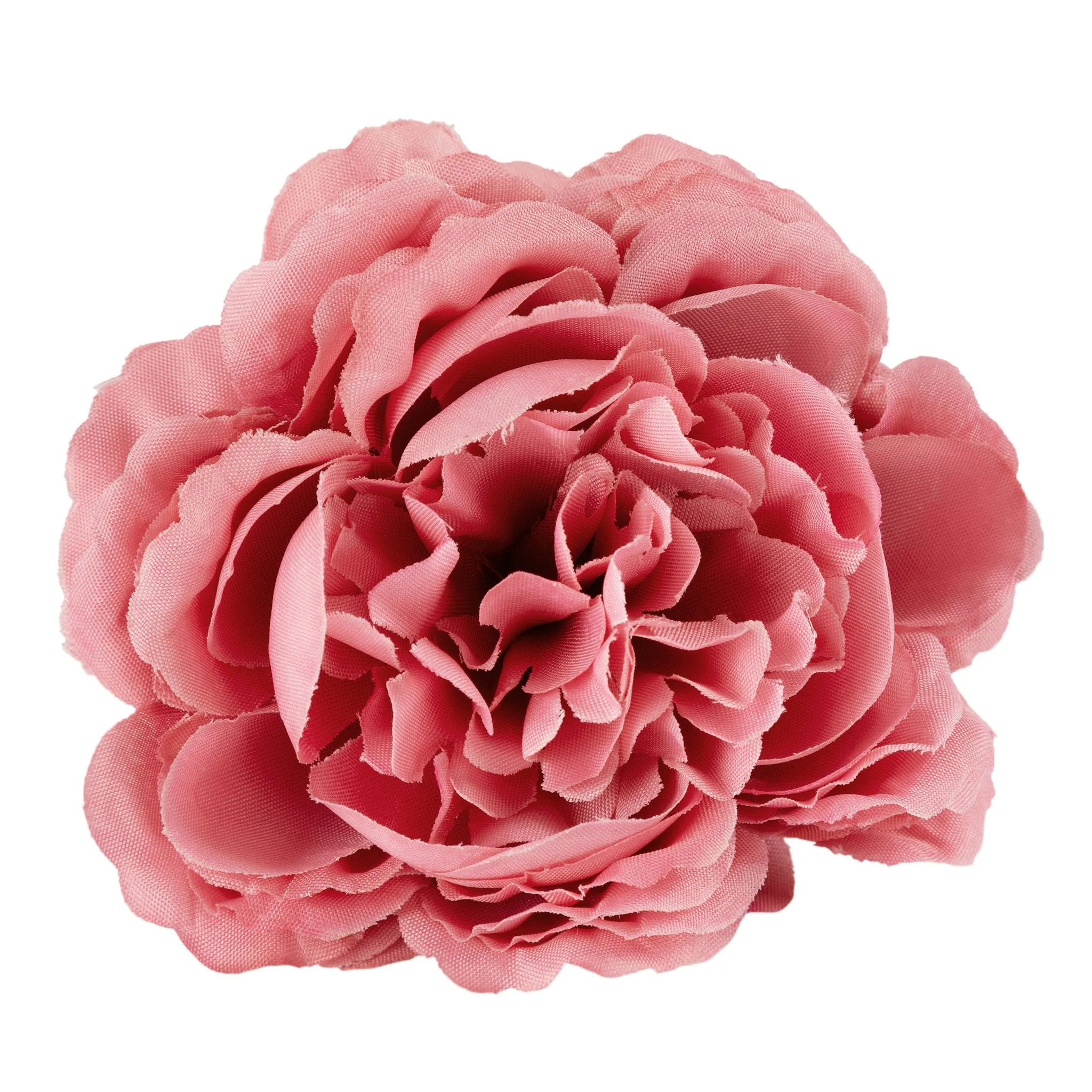 Silk Peony Flower Napkin Ring Holder (10 Count) - Dusty Rose/Mauve