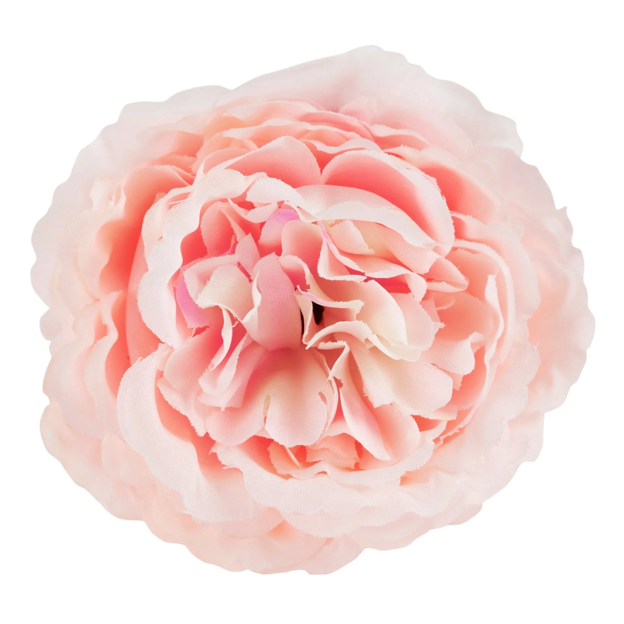 Silk Peony Flower Napkin Ring Holder (10 Count) - Pink