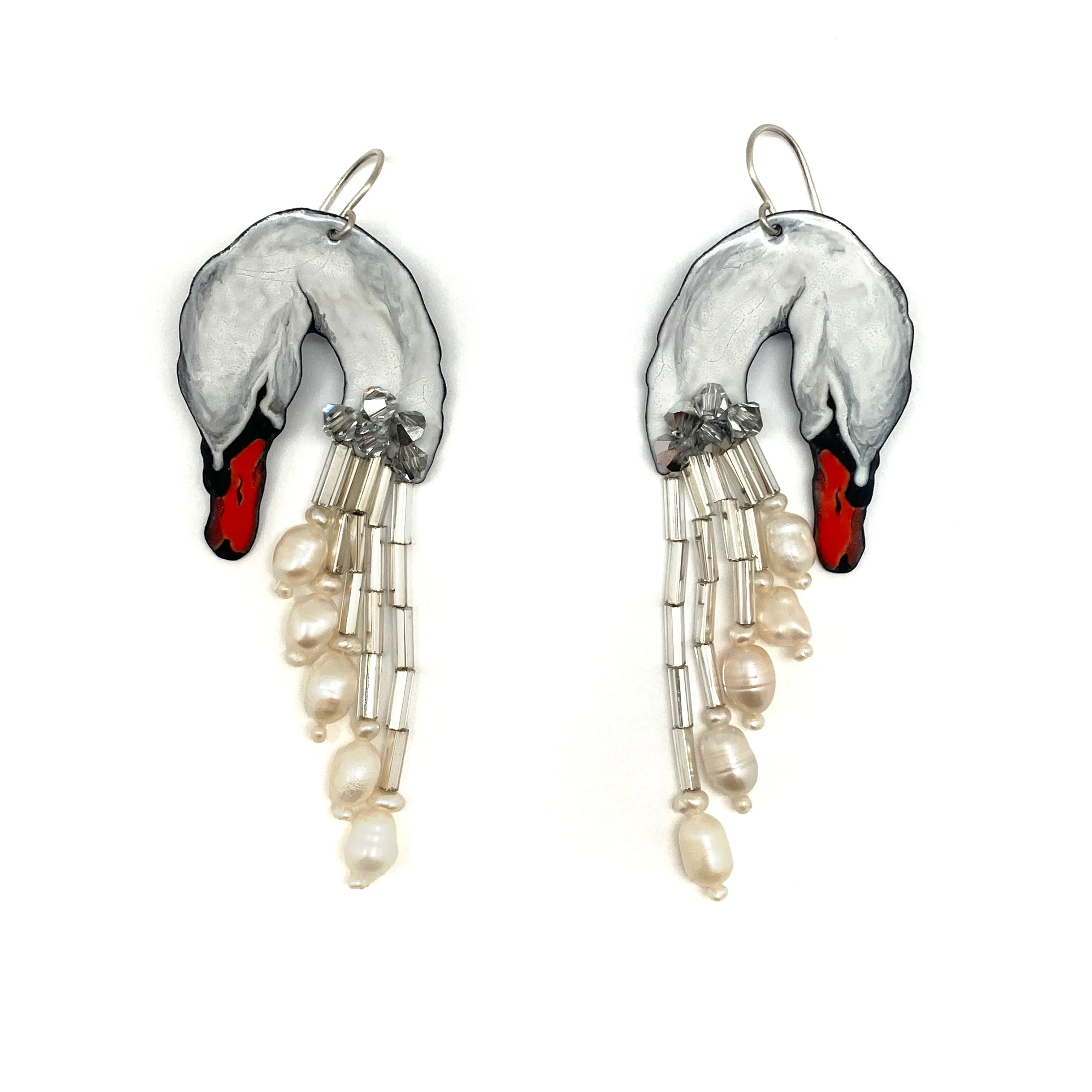 Swan Song Dangle Earrings