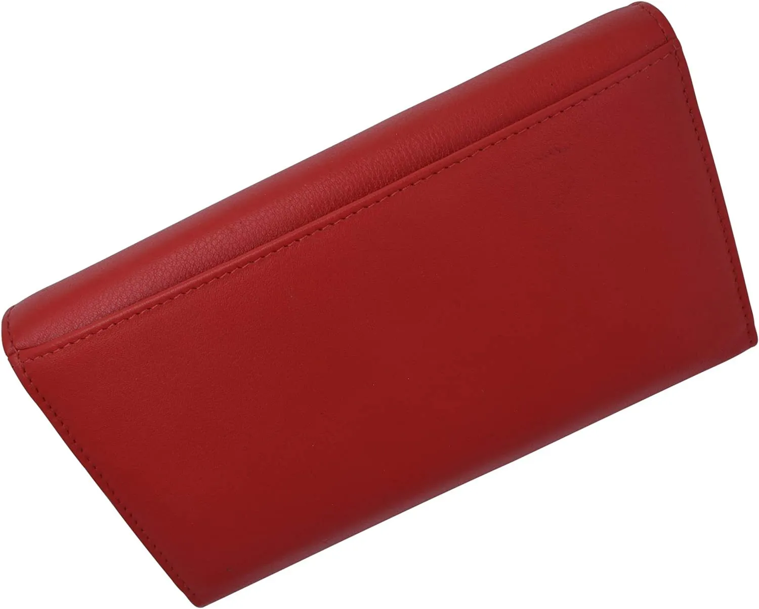 Swiss Marshall Women RFID Blocking Real Leather Wallet - Clutch Checkbook Wallet for Women