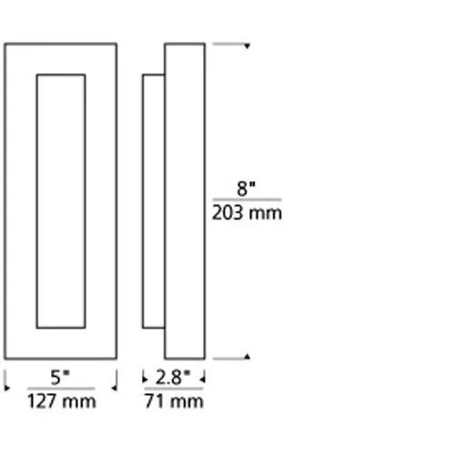 Tech Lighting 700OW Aspen 8 Outdoor Wall