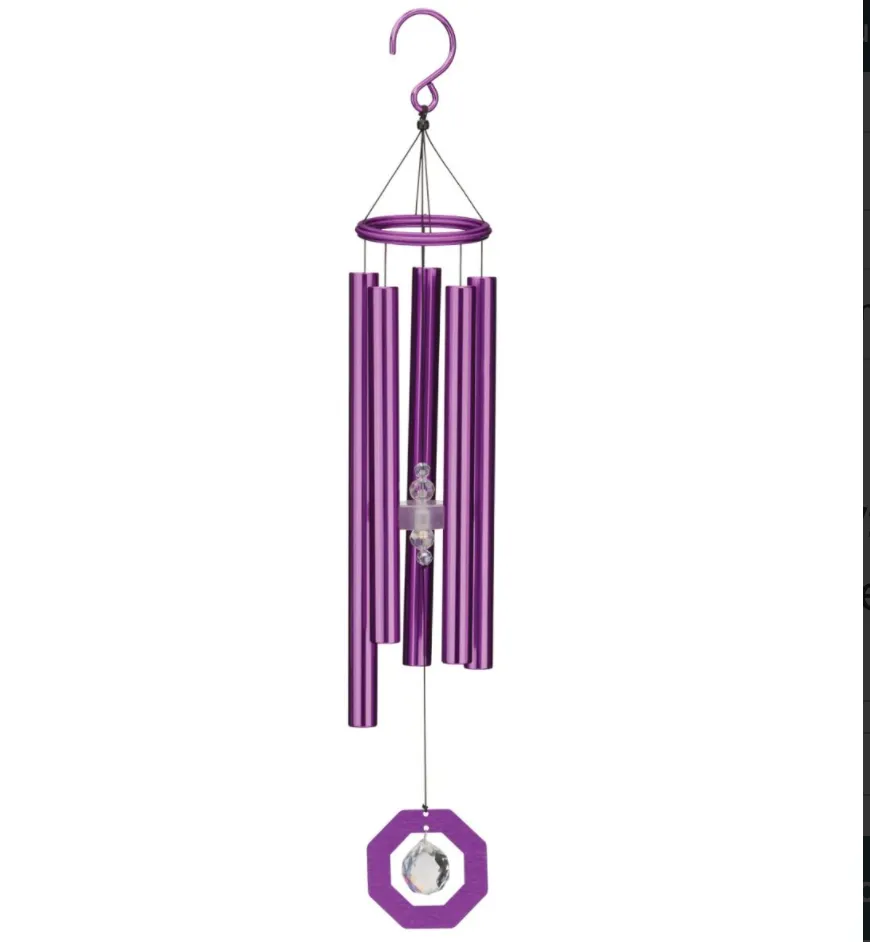 Zan Crystal 22" Wind Chime